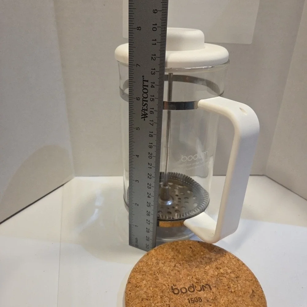 Bodum French Press 32 Oz Ivory White Coffee Maker